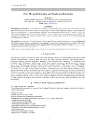 Pdf Food Physical Chemistry Applications In Food Processing And Nutrition