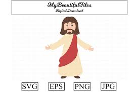 You'll also find a collection of svg animation tutorials and. Jesus Svg Cartoon Jesus Svg Eps Png And Jpg 560666 Illustrations Design Bundles