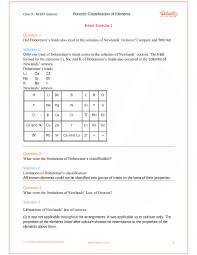 Mendeleev's periodic table was designed in the order of increasing atomic weight while the modern periodic table is designed according to increasing atomic number the only two elements that are liquid in room temperature are mercury and bromine. Ncert Solutions Class 10 Science Chapter 5 Periodic Classification Of Elements Download Now