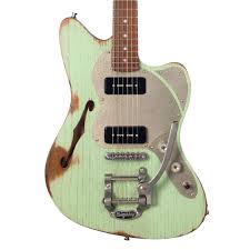 First introduced at the 1958 namm show, it was initially marketed to jazz guitarists. Paoletti Guitars Lounge Series 112 Distressed Sage Green Jazzmaste Make N Music