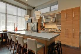 bamboo cabinets modern kitchen