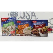 Stir together chili sauce, onion soup mix and beer in the bottom of the roasting pan. Sunny Buy American Lipton Beef Onion Soup Vegetable Soup Sauce Sunny Buy Shopee Singapore