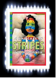 A bad case of stripes. Rabbit Ears Book Blog Book Review A Bad Case Of Stripes By David Shannon