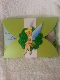 Handmade Tinkerbell Invitations Made With By Marysinvitationsnwa Invitaciones Para Fiestas Infantiles Cumpleanos De Tinkerbell Fiesta De Tinkerbell