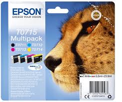 Télécharger le pilote du produit depuis la section pilotes et logiciels du site epson support website. Pack Des Cartouches Epson C13t07154012 T0715 A Partir De 55 99