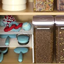 How To Organize Pet Supplies In A Cabinet Pet Organization Dog Organization Diy Dog Stuff
