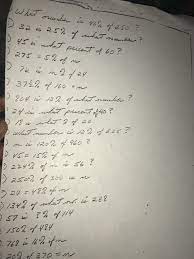 Solved What Number Is 40 Of 250 32 Is 25 Of What Number Chegg Com