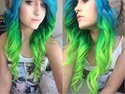 How I Dyed My Hair Blue And Green Vp Fashion Review Uniqso Review Dyed Hair Blue Green Hair Dye My Hair
