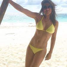 Wowza Check Out 50 Year Old Elizabeth Hurley S Bikini Photos Elizabeth Hurley Bikini Hurley Bikini Elizabeth Hurley