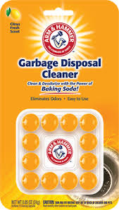 Glisten garbage disposer cleaner's biodegradable packet cleans and scrubs the disposal blades, sidewalls, under the splash guard and other hidden areas, leaving the disposal, sink and whole kitchen fresh and smelling clean. Garbage Disposal Cleaner Arm Hammer