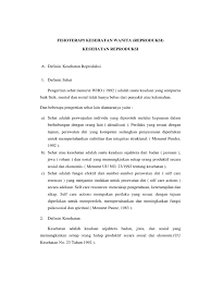 Posted on february 8, 2011 by admin. Fisioterapi Kesehatan Wanita Reproduksi