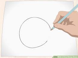 3 Ways To Draw Mickey Mouse Step By Step Wikihow