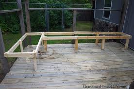 It's a great beginner builder project, taking just a few tools and supplies that you may even already have on hand. Outdoor Bench For Our Deck Diy Wood Working Project Tutorial