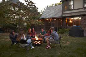Simple and unique, the 26 square fire pit makes your backyard or patio a cozy gathering place on those chilly autumn nights. Are Backyard Fire Pits Legal Backyardscape