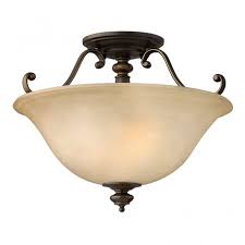 Home decor alabaster stone ceiling lights ornate alabaster hand carved brass lighting light chandelier. Traditional Semi Flush Ceiling Uplighter In Bronze W Alabaster Glass