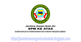 Perancang bandar dan desa j41 2. Jawatan Kosong Sabah Jurutera Awam Gred J41