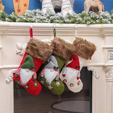 Each mesh stocking is 10 inches and is filled with assorted christmas candy. 40 19cm Christmas Stocking Candy Socks Knitted Gift Socks Christmas Santa Decoration Rudolph Stockings 3 Styles A11 From Hc Network004 3 42 Dhgate Com