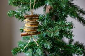 Christmas tree, live or artificial evergreen tree decorated with lights and ornaments as a part of christmas festivities. How To Make Dried Fruit Ornaments Natural Christmas Decor Hearth And Vine