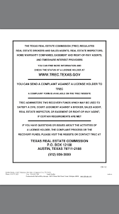 Texas Real Estate Commission Consumer Protection Notice Consumer Protection Texas Real Estate Home Warranty Companies