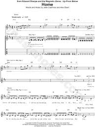 Edward Sharpe The Magnetic Zeros Home Guitar Tab In D Major Download Print Sku Mn0122344