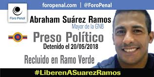 Abraham Suárez Ramos: mayor de la GNB, privado de libertad con fines  políticos desde el 20/05/2018. #LiberenASuarezRamos #QueSeHagaJusticia