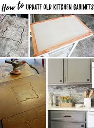 How To Update Old Kitchen Cabinets Old Kitchen Cabinets Kitchen Remodeling Projects Budget Kitchen Remodel