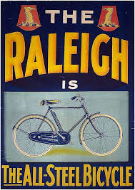 The Raleigh Is The All Steel Bicycle Raleigh Bicycle Bicycle Retro Bicycle