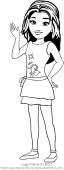 Lego friends coloring pages sthepanie and emma coloringstar. Lego Friends Kleurplaten