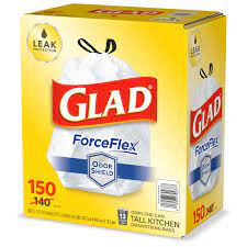 We did not find results for: Glad Forceflex Tall Kitchen 13 Gallon Drawstring Trash Bags Plastic 150 Ct Walmart Com Walmart Com