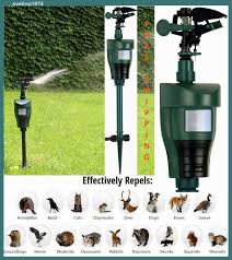 Repels nuisance animals such as dogs, raccoons, opossums and more releases a startling surge of water to scare animals away. Sprinkler Motion Activated Animal Deterrent Repellent Water Spray Scarecrow Away Water Spray Sprinkler Front Gardens