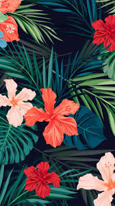 Pin By Laura Bolivar On My Charming Patterned World Summer Wallpaper Tropical Wallpaper Flower Wallpaper