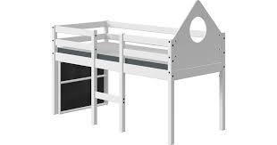I letti a castello sono pratici, comodi e sicuri. Flexa Letto Semi Elevato Alfred Con Testiera E Lavagna Mensola 70x160 Cm Interismo Italia