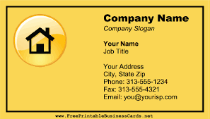 As your business gets larger, your business card needs become more sophisticated. Home Improvement Business Card