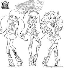 Monster high coloring pages | free coloring pages Free Monster High Coloring Pages Monster High Coloring Pages Coloring Pages For Kids And Adults