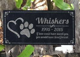 Also use as a garden tribute stone. Pet Memorial Stone Personalized Heart Paw Headstone Garden Etsy In 2021 Pet Headstones Pet Memorial Stones Pet Grave Markers