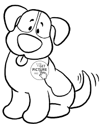 Let the kids have some fun on a hot summer day with these free 4th of july coloring pages that you can have printed out in just a few minute's time. Cute Dog Animal Coloring Page For Kids Animal Coloring Pages Printables Free Wuppsy Com Dog Coloring Page Animal Coloring Pages Monkey Coloring Pages