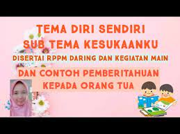 Check spelling or type a new query. Video Pembelajaran Paud Tema Diri Sendiri Sub Tema Kesukaanku Youtube