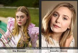 Elle fanning на Likeness.ru / Лучшие сходства в начале