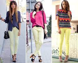 Zara Is The New Black Los Pantalones Pitillo En Color Amarillo Pastel Pantalones Amarillos Amarillo Pastel Ropa