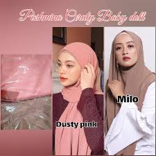 Perbedaan warna dusty pink dan baby pink. Hijab Pashmina Ceruty Babydoll Baby Dol Warna Dusty Pink Dan Milo Millo Coklat Muda Kerudung Ceruti Shopee Indonesia