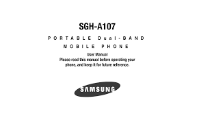 Once your samsung galaxy j7 is unlocked by the 8 digit unlock code, you will have the freedom of using other service providers on your favorite samsung galaxy j7. Samsung Sgh Sgh A107 User Manual Pdf Download Manualslib