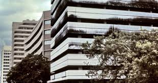 Gm 01832 Manila Makati Burned Office Building 1985 Makati Office Building Building