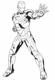 Iron Man Para Colorear