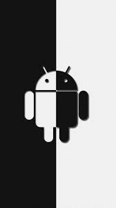 Black And White Robot Wallpaper Black And White Android Papel De Parede Smartphone Papeis De Parede Para Iphone Papeis De Parede Fofos Para Celular