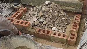 Building Our Door Step Part 2 - Building The Base #Brick #Diy #Building -  Youtube