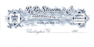 Rb Stearn S Pharmacists Vintage Packaging Labels Pharmacist