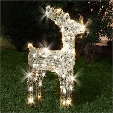 Lytworx 80 Led 3d Standing Reindeer Festive Silhouette I N 4351281 Bunnings Warehouse Reindeer Lights White Acrylics Reindeer