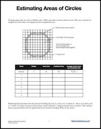 Hands On Area Of A Circle Activity Free Area Of A Circle Geometry Lessons Circle Math
