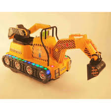 Sb Excavator Backhoe Crane Ride On Toy Car For Kids Shopee Philippines