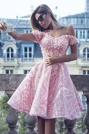 36 Valentines Day Dresses In Pink And Red Colors Outfit Ideas Prom Dresses Short Lace Homecoming Dresses Homecoming Dresses Short